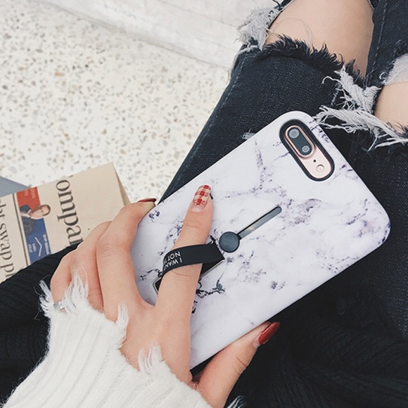 Accessories - LAST 1! NEW iPhone XS Max Marble Grip Stand Case